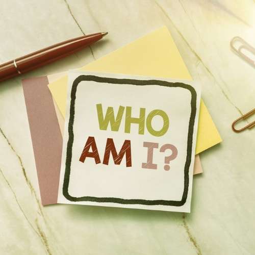 Enneagram test - Who am I post-it note